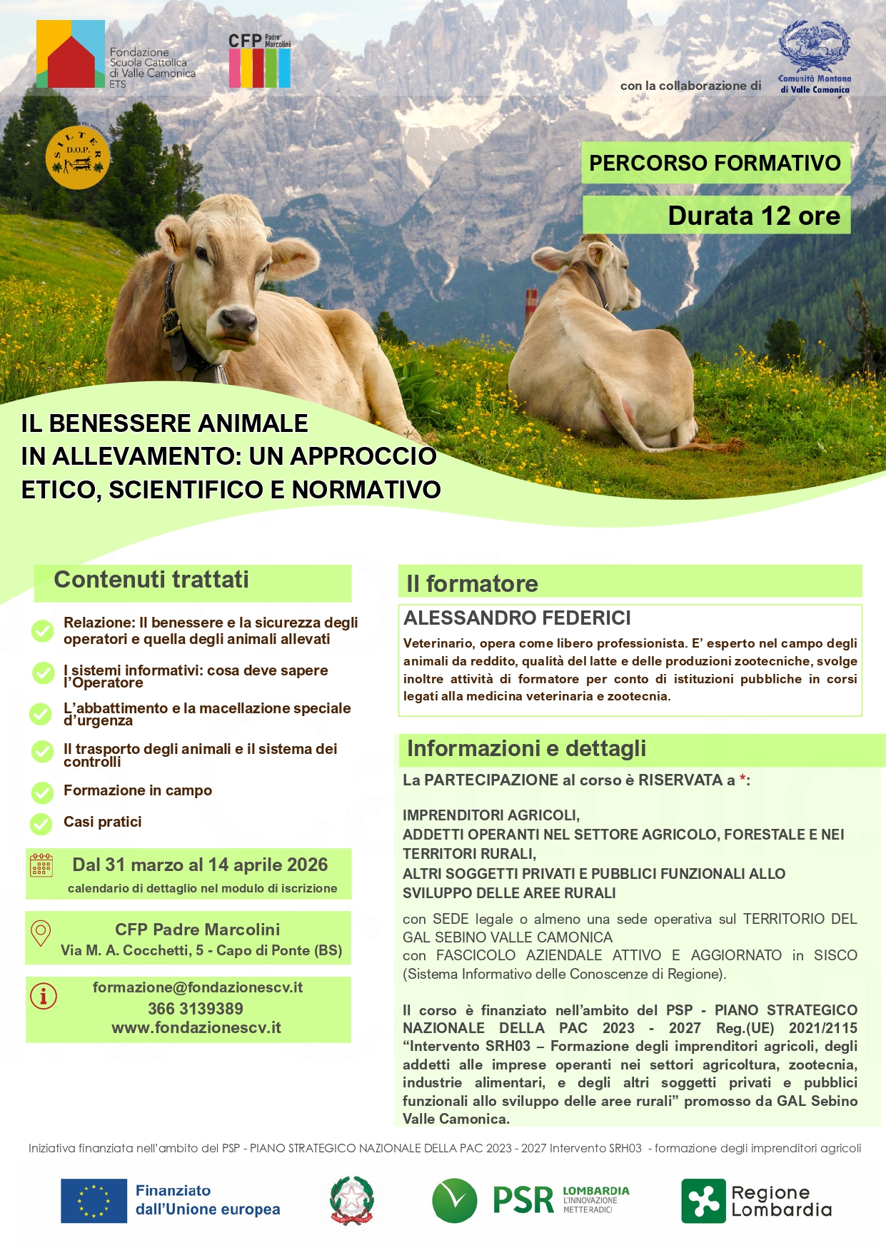 CORSO DI BENESSERE ANIMALE